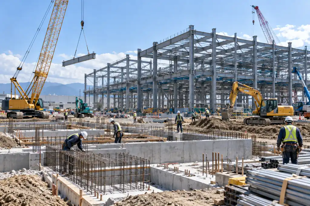 工場建設のイメージ