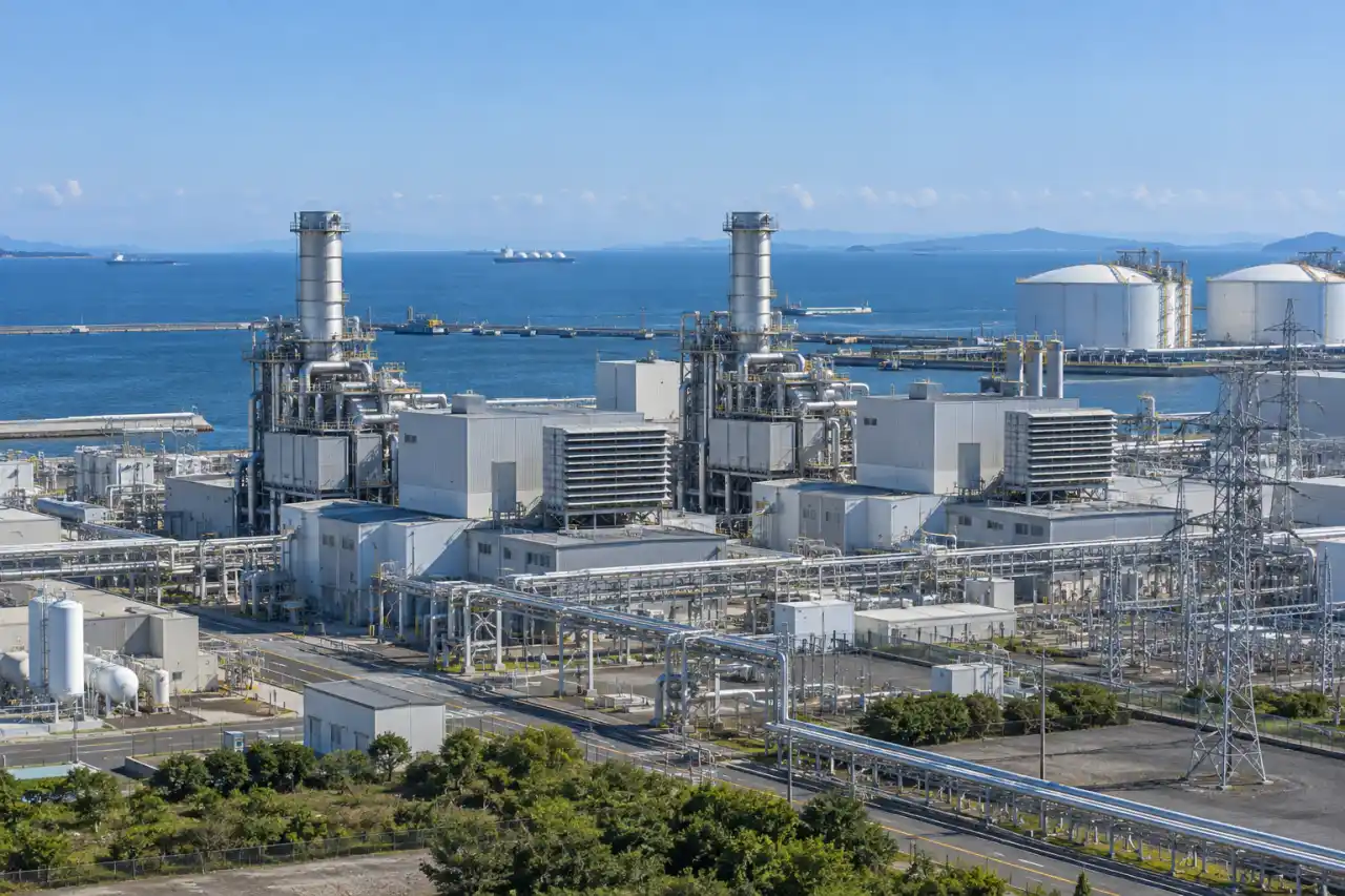 LNG火力発電のイメージ