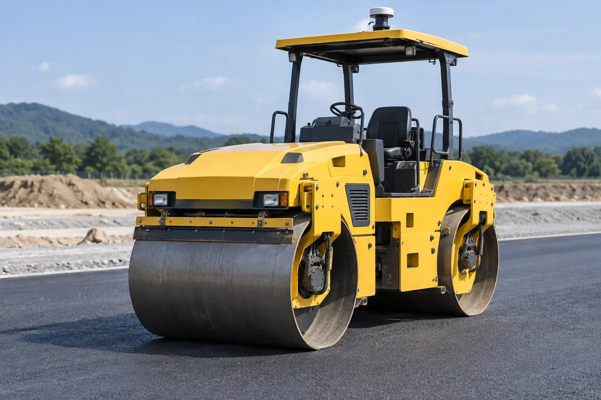 道路舗装用ローラーの概念イメージ