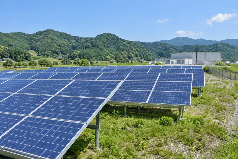太陽光発電の概念イメージ